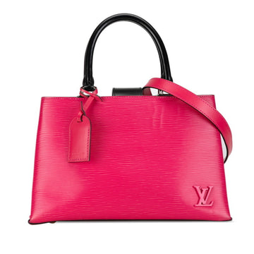 Louis Vuitton Kleber Pink Leather Handbag 