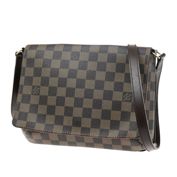 Louis Vuitton Musette Tango Brown Canvas Handbag 