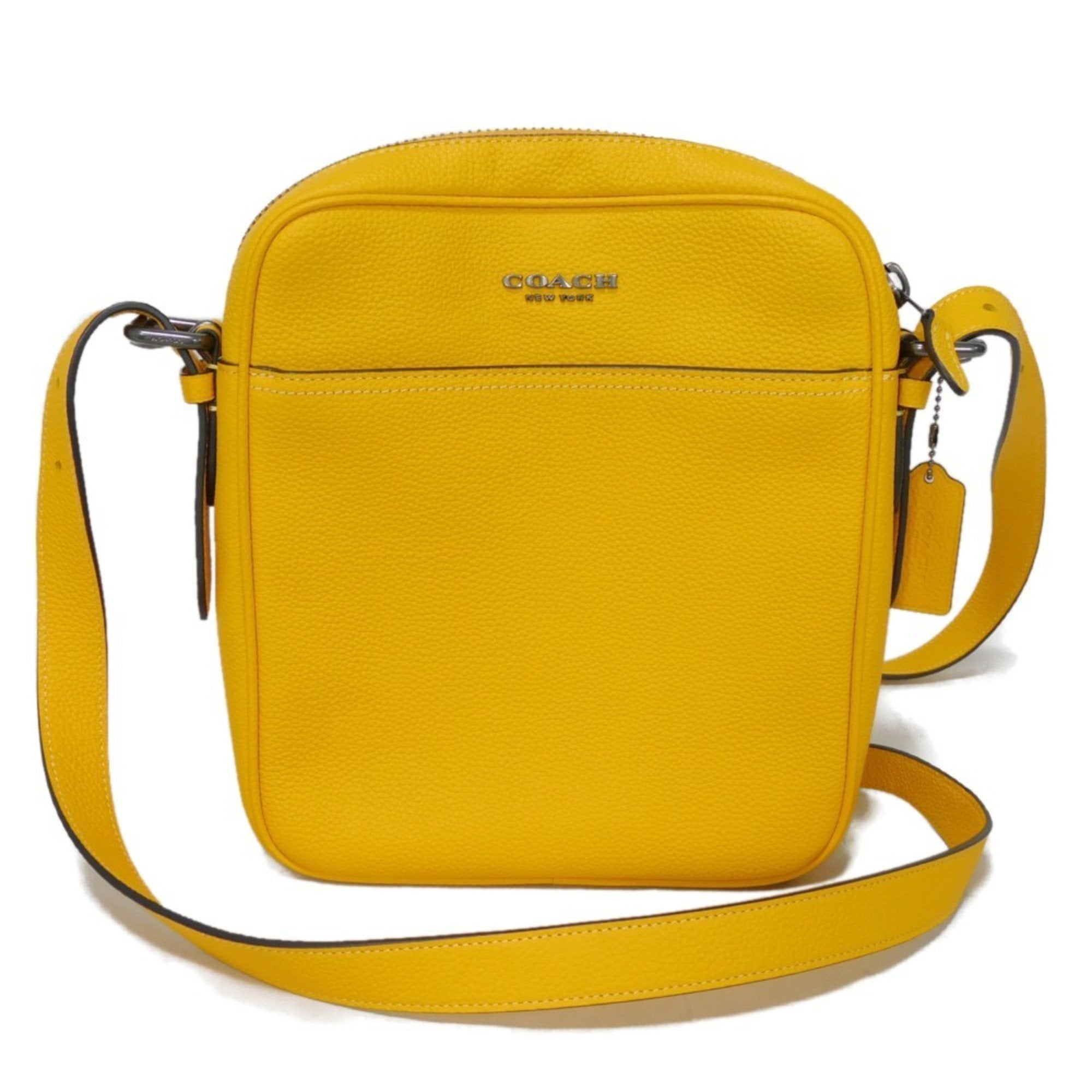 Coach Hudson small Yellow Leather Shoulder Bag