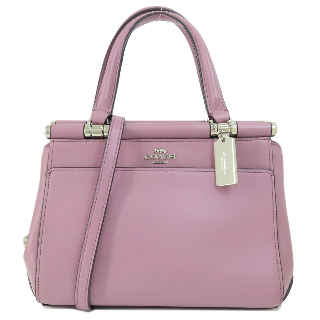 Coach Grace Purple Leather Handbag 