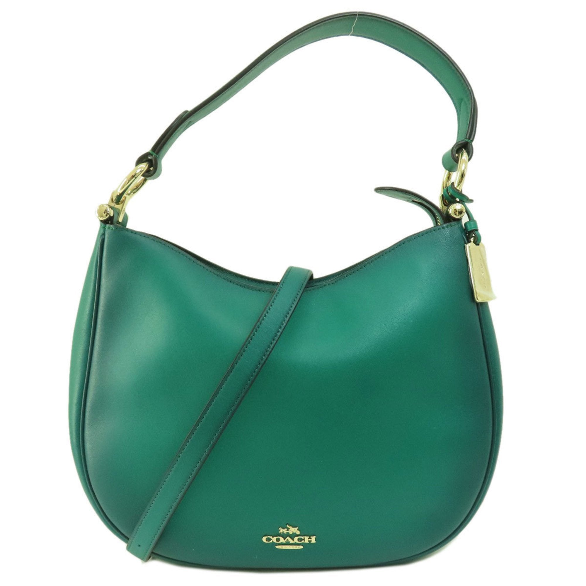 Coach Green Leather Handbag 