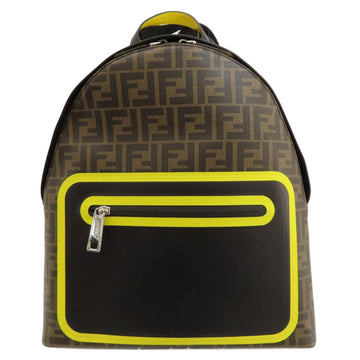 Fendi Zucca Brown Canvas Backpack Bag