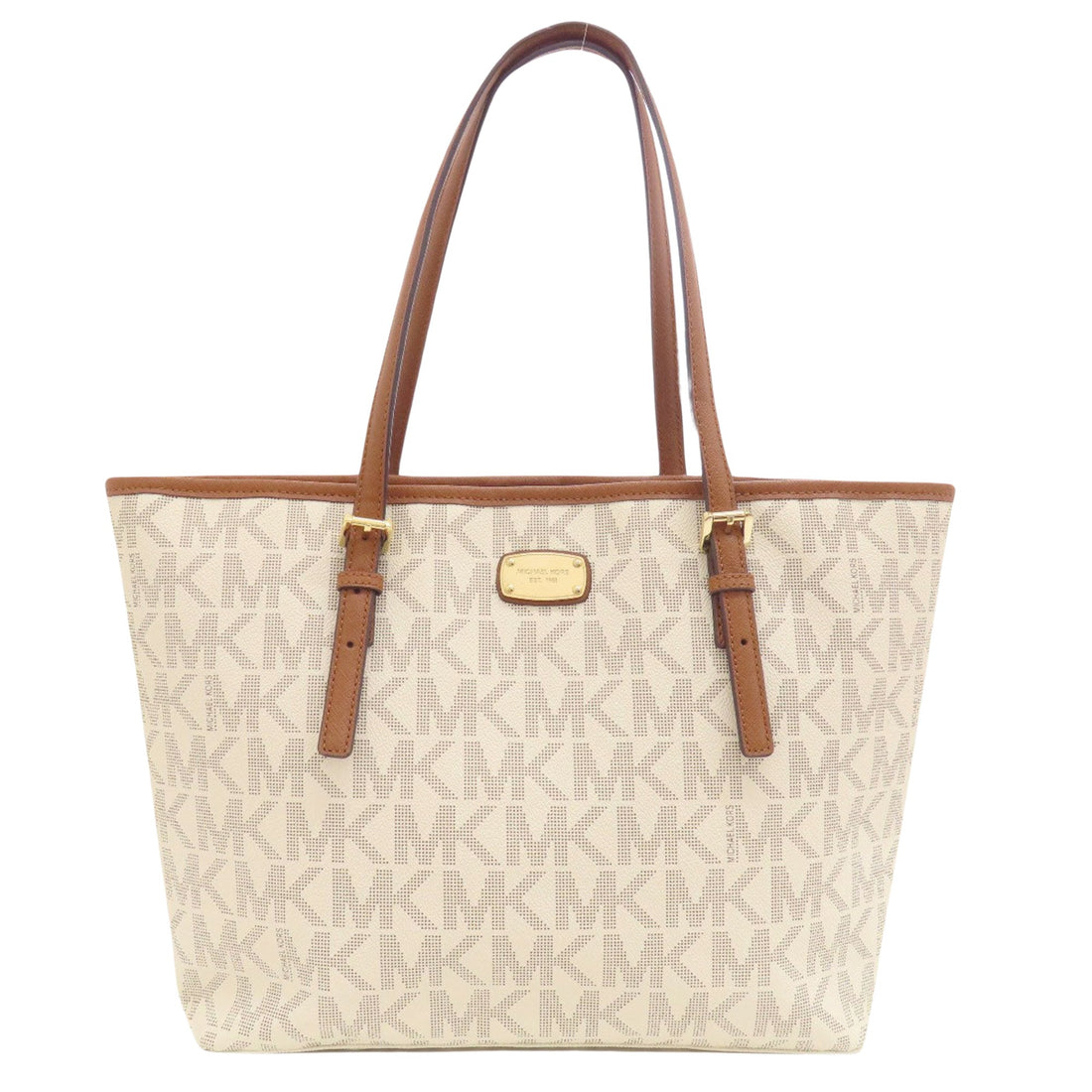 Michael Kors Jet set Beige Canvas Tote Bag