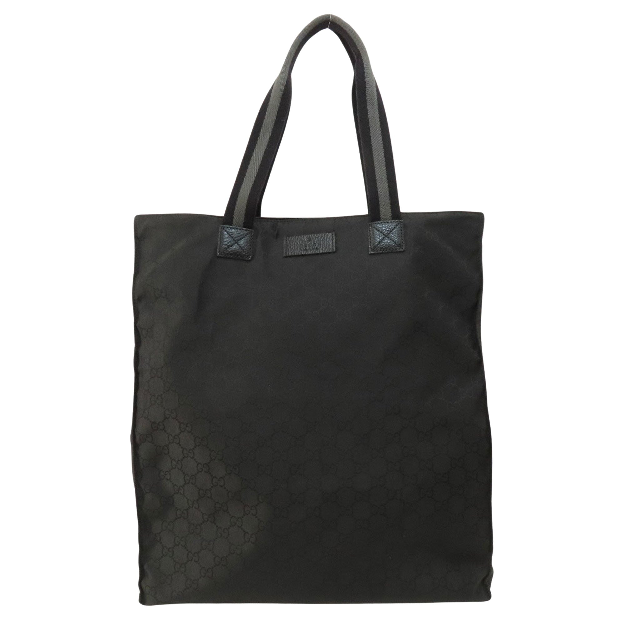 Gucci GG nylon Black Synthetic Tote Bag