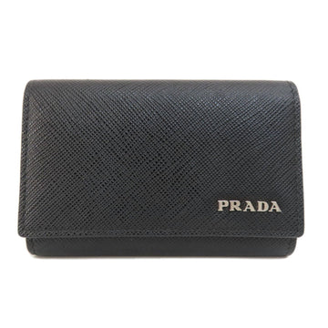 Prada Vitello Black Leather Wallet 