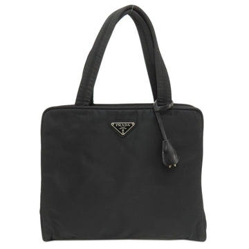 Prada Vitello Black Synthetic Handbag 