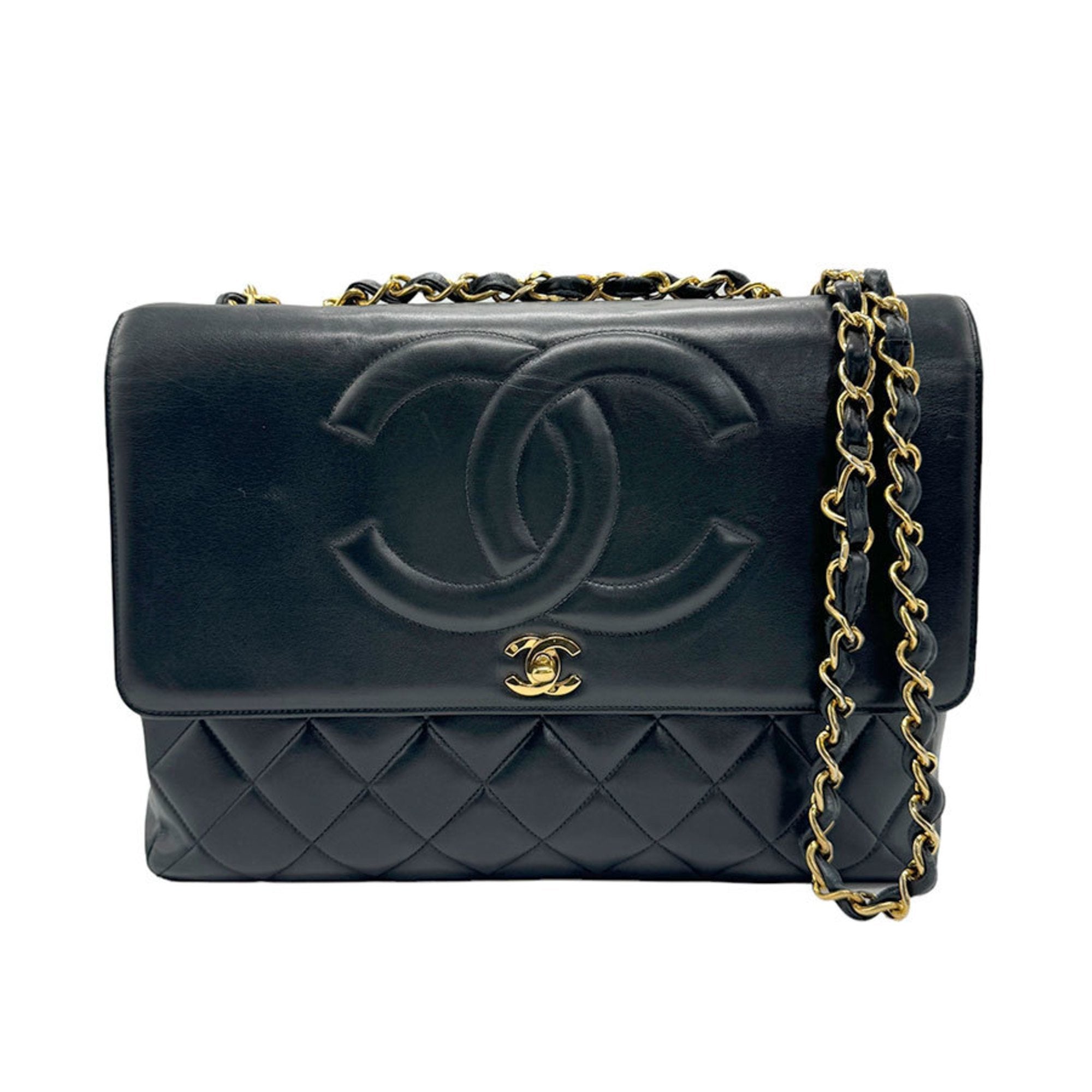 Chanel Première Chaîne Black Leather Shoulder Bag