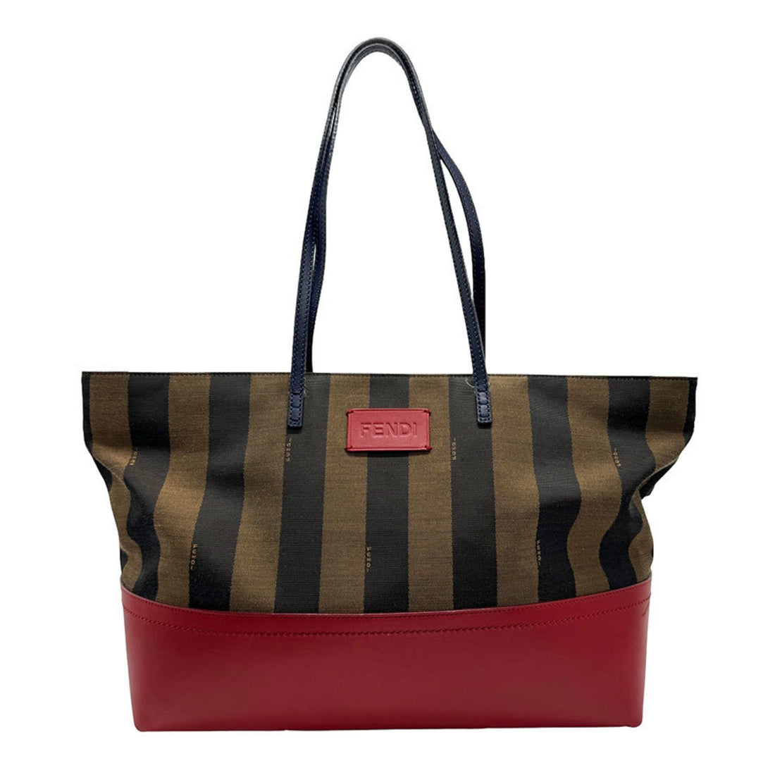 Fendi Pequin Multicolour Canvas Tote Bag