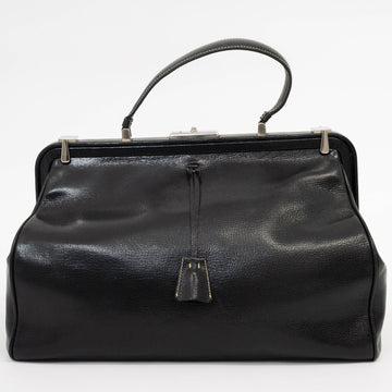 Prada Saffiano Black Leather Travel Bag