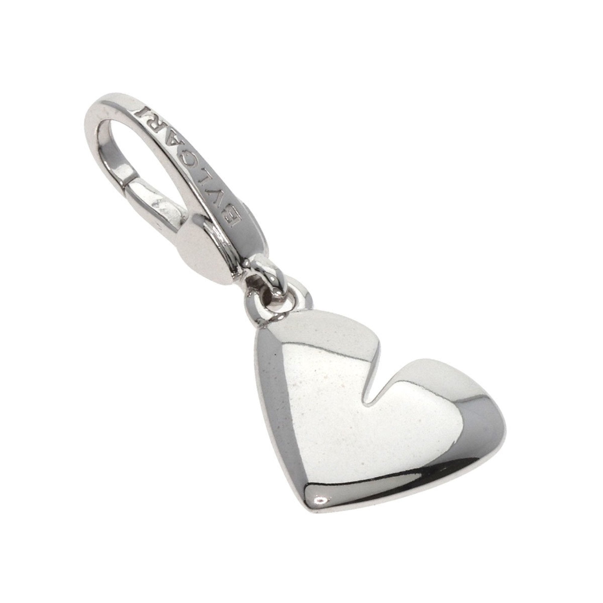 Bulgari Silver White Gold Pendant 