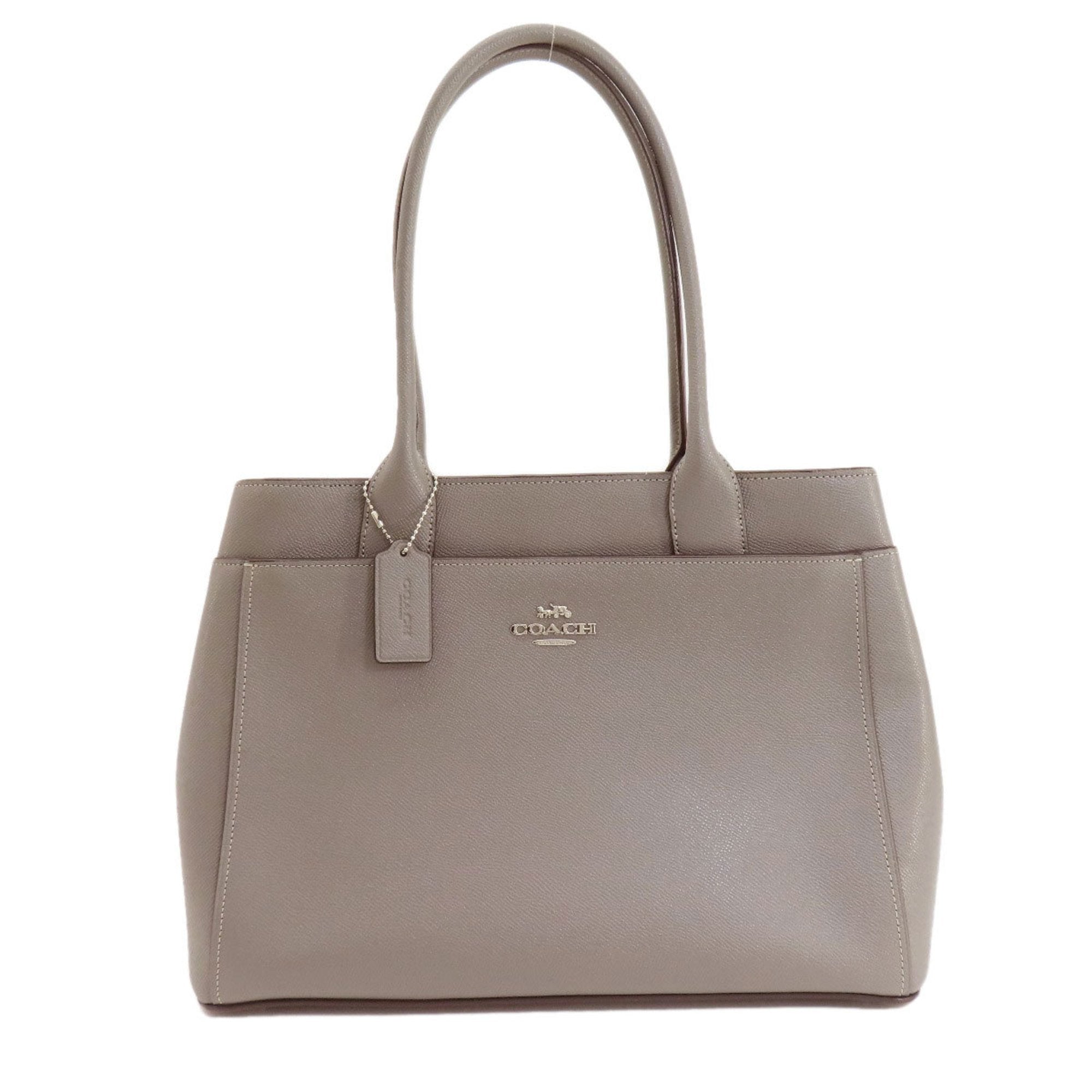 Coach Grey Leather Handbag 