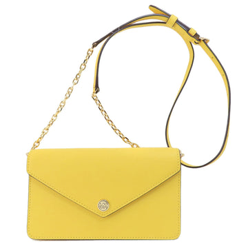 Michael Kors Enveloppe Yellow Leather Shoulder Bag