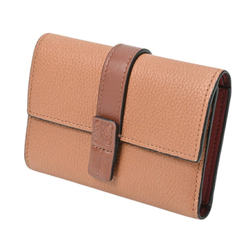 Loewe Vertical Wallet Brown Calfskin Wallet 