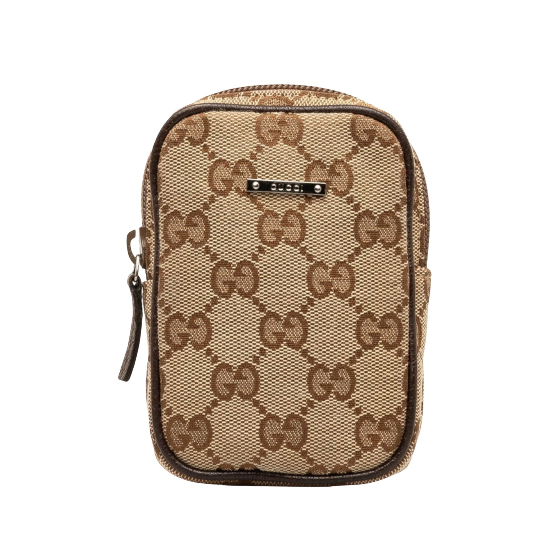 Gucci GG canvas Brown Canvas Wallet 