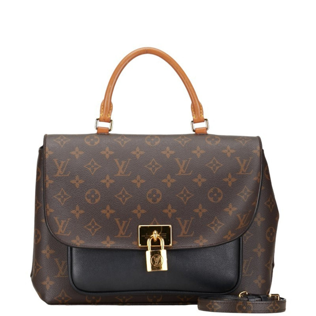 Louis Vuitton Marignan Brown Leather Shoulder Bag