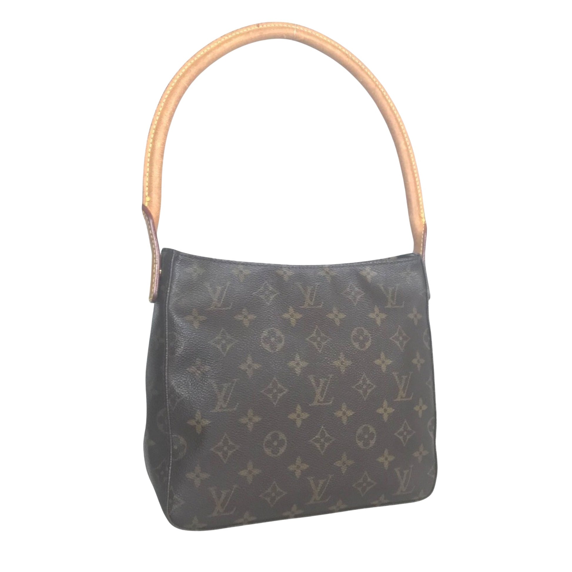 Louis Vuitton Looping MM Brown Canvas Shopper Bag