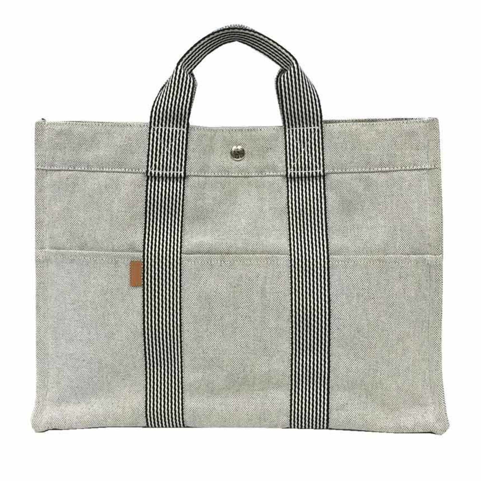 Hermès Toto Grey Cotton Tote Bag