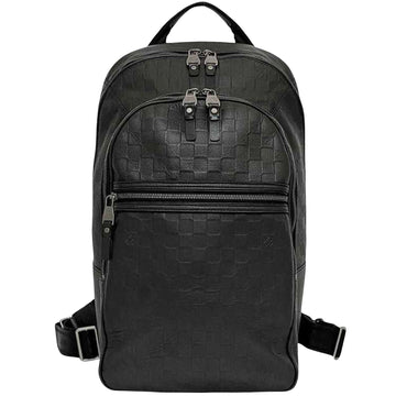 Louis Vuitton Michael Black Leather Backpack Bag