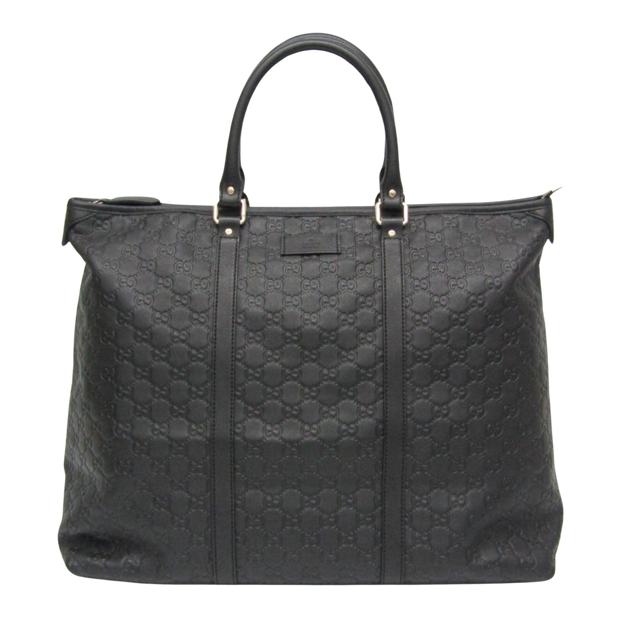 Gucci Guccissima Black Leather Handbag 