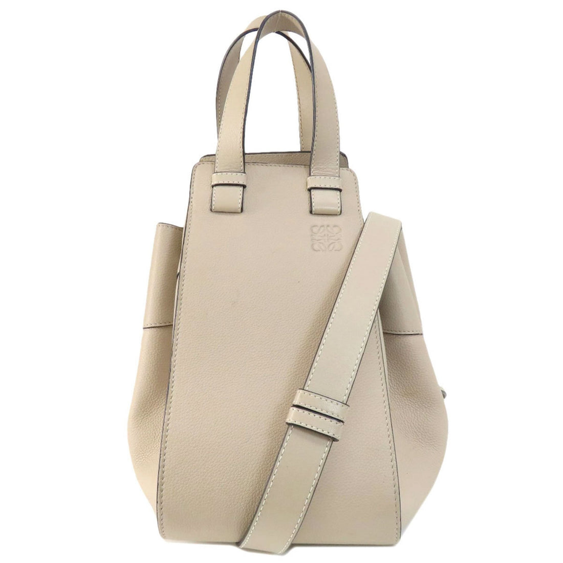 Loewe Hammock Beige Leather Handbag 