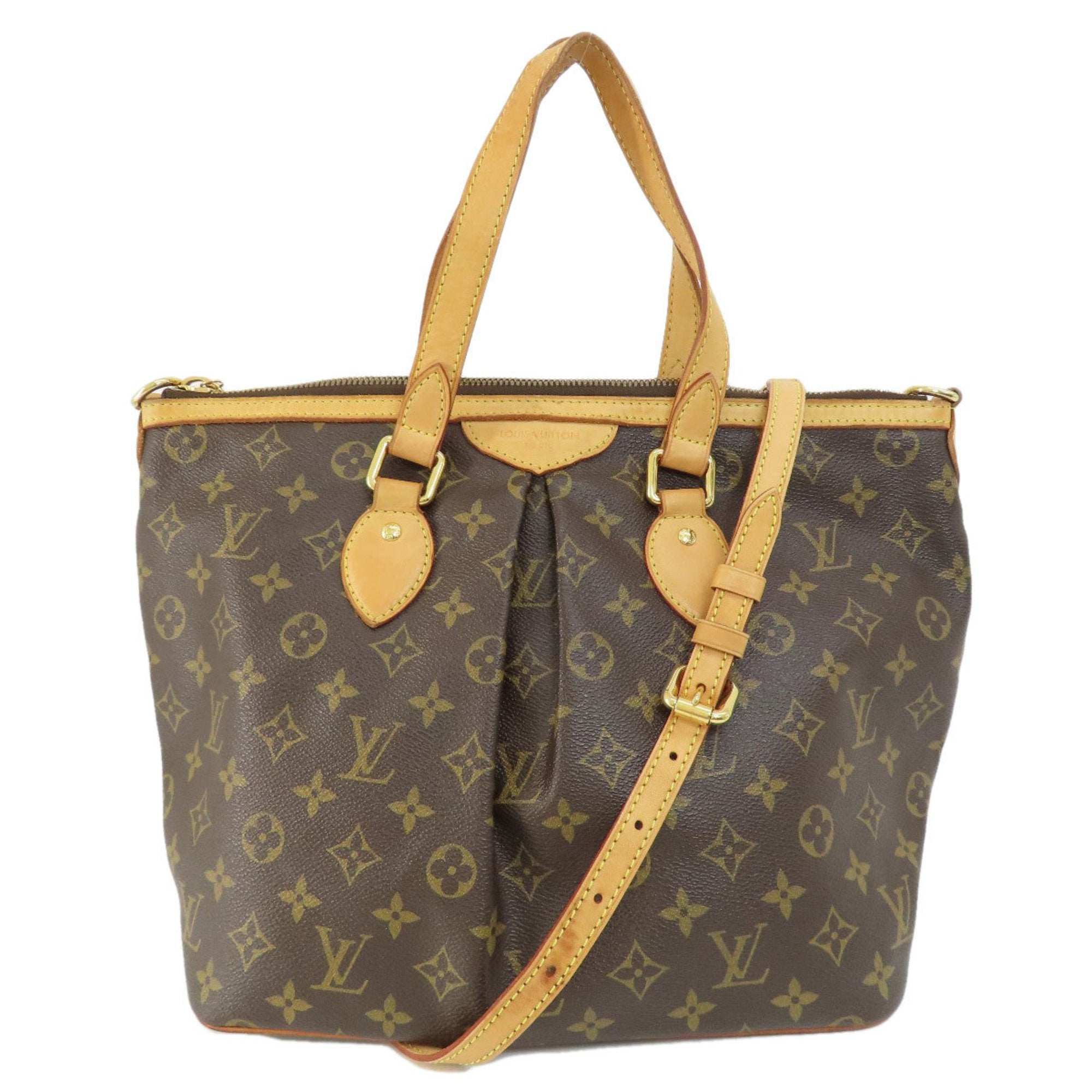 Louis Vuitton Palermo Brown Canvas Tote Bag