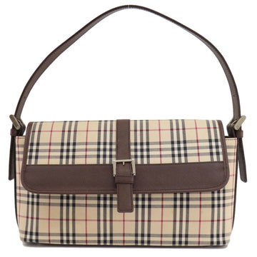 Burberry Nova Check Beige Canvas Shopper Bag