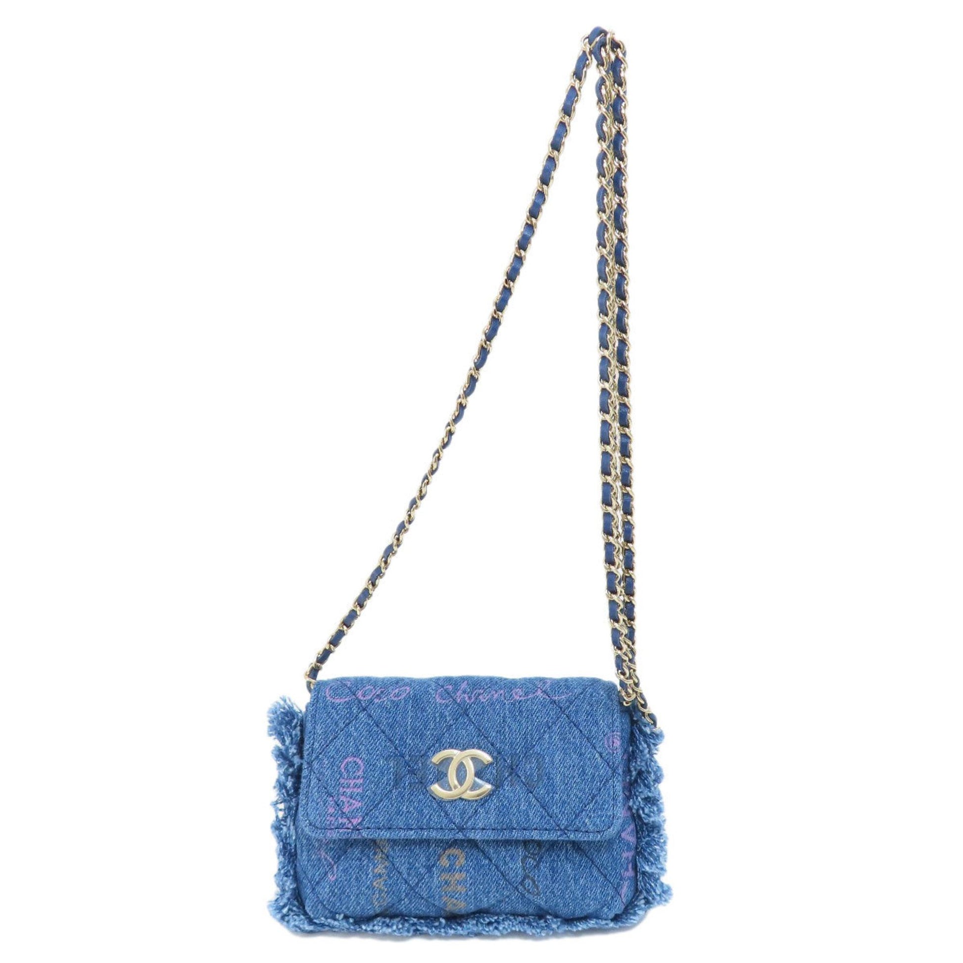 Chanel Matelassé Blue Denim - Jeans Shoulder Bag