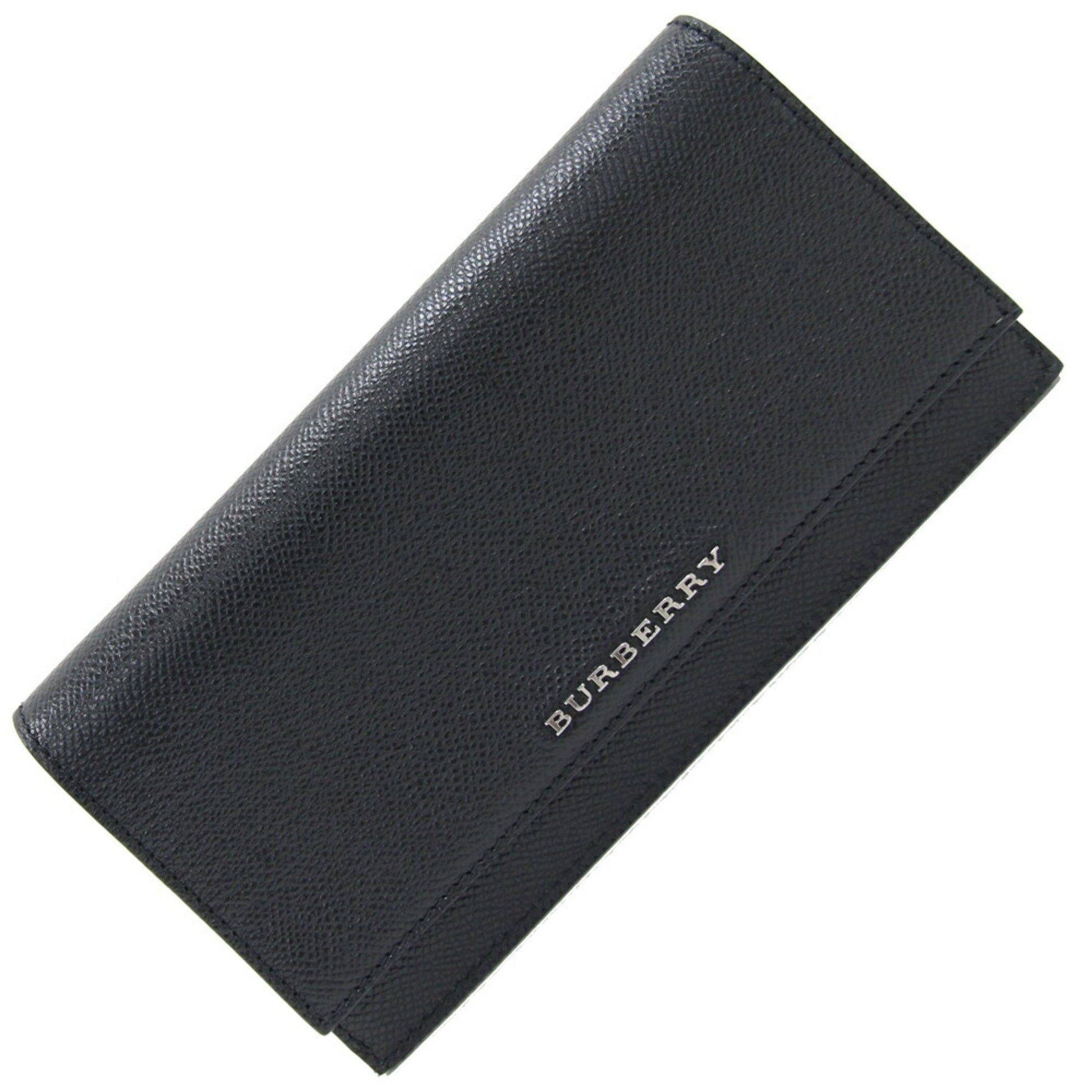 Burberry Wallet Black Leather Wallet 