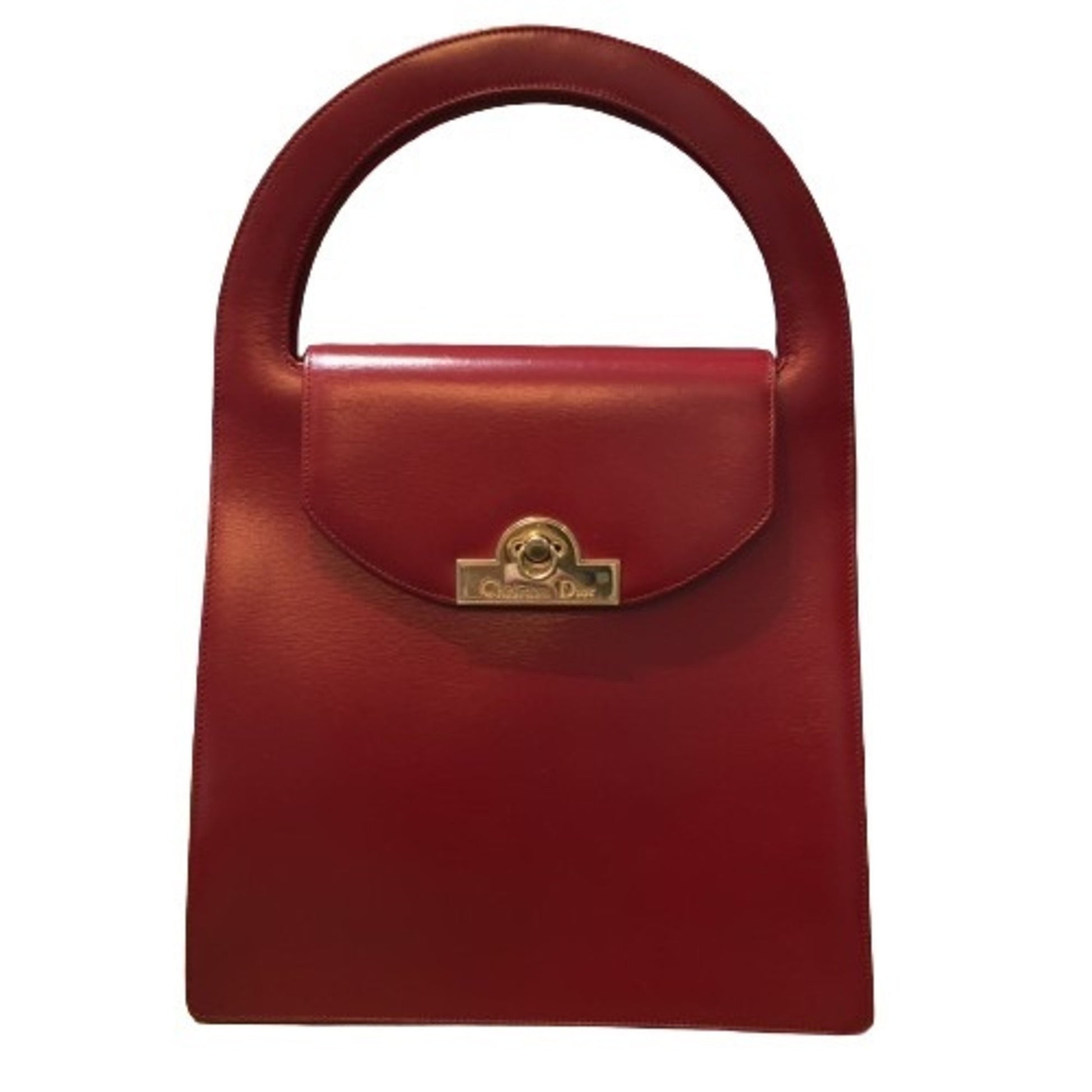 Dior Red Leather Handbag 