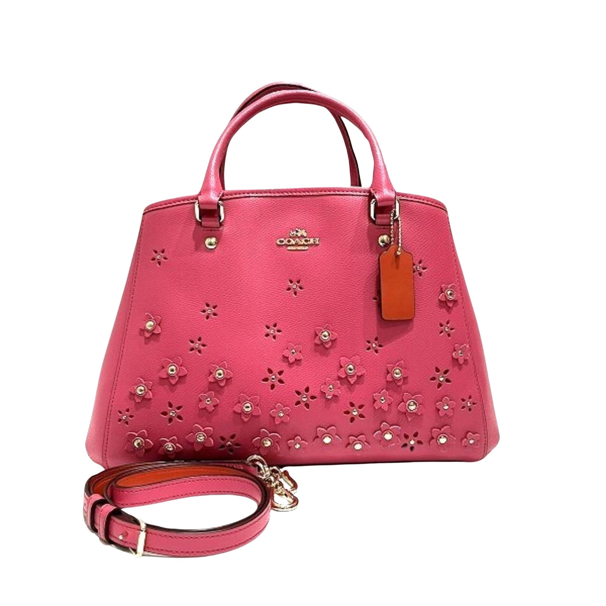 Coach Pink Leather Handbag 