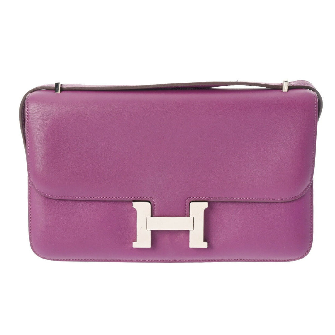 Hermès Constance Pink Leather Shoulder Bag