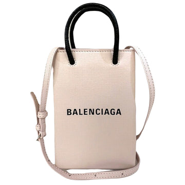 Balenciaga Beige Leather Shoulder Bag