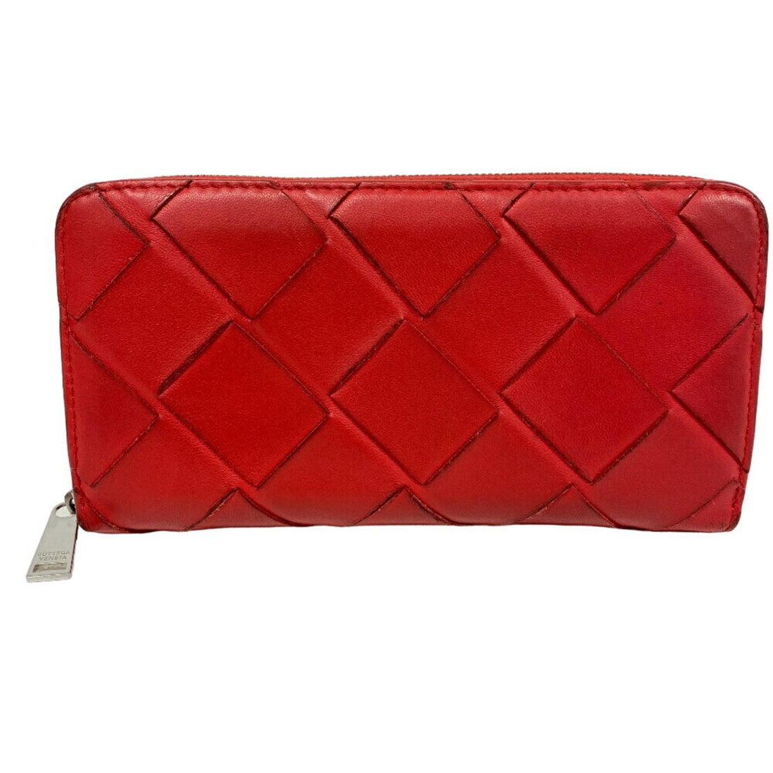 Bottega Veneta Zip around wallet Red Leather Wallet 