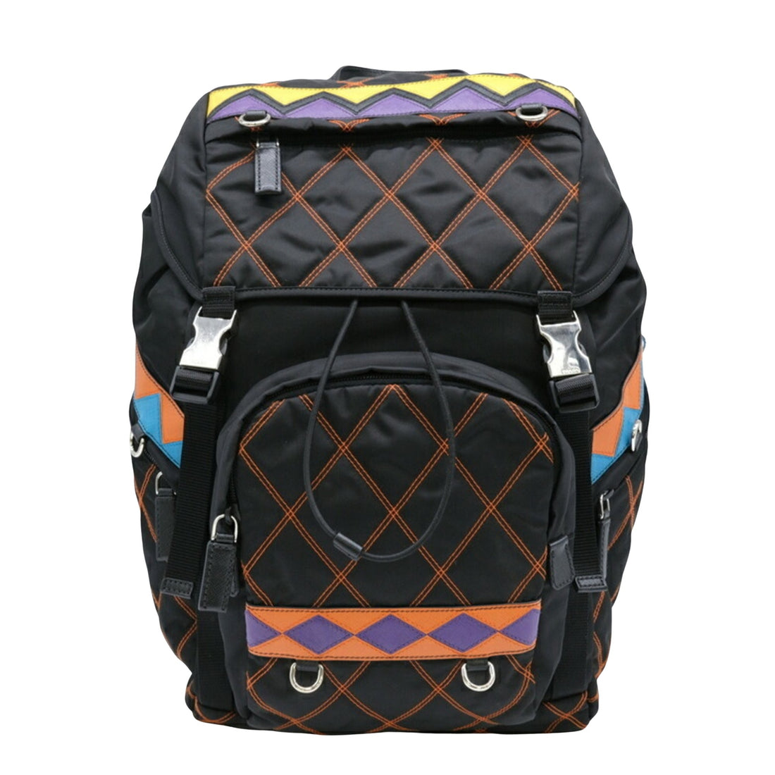 Prada Re-Nylon Multicolour Synthetic Backpack Bag