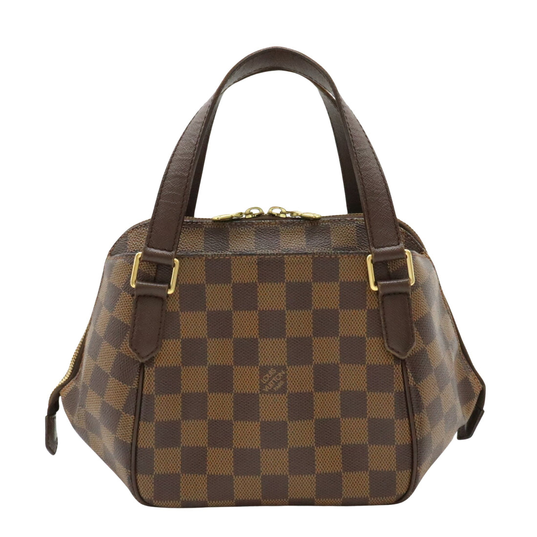 Louis Vuitton Belem PM Brown Canvas Handbag 