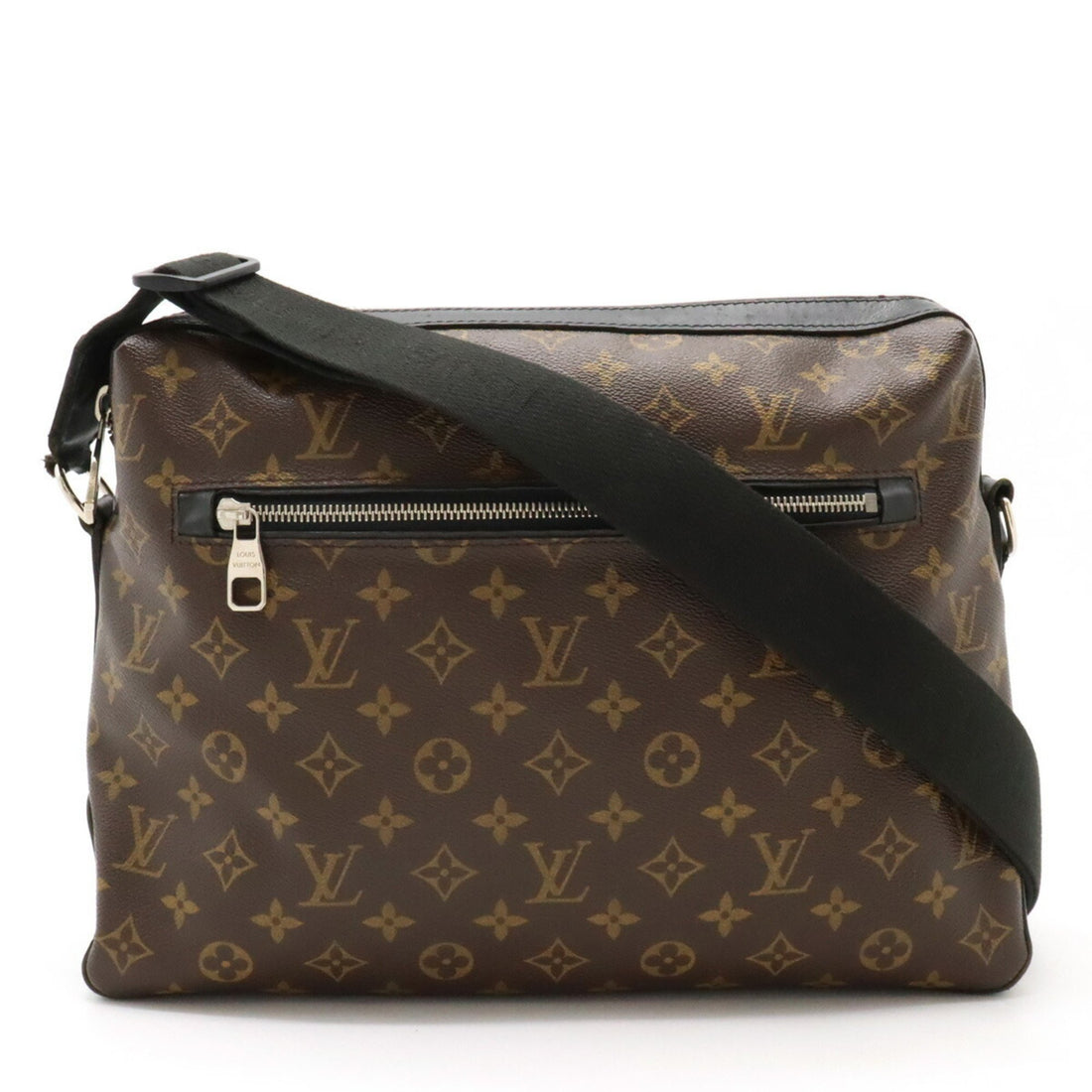 Louis Vuitton Macassar Brown Leather Shoulder Bag