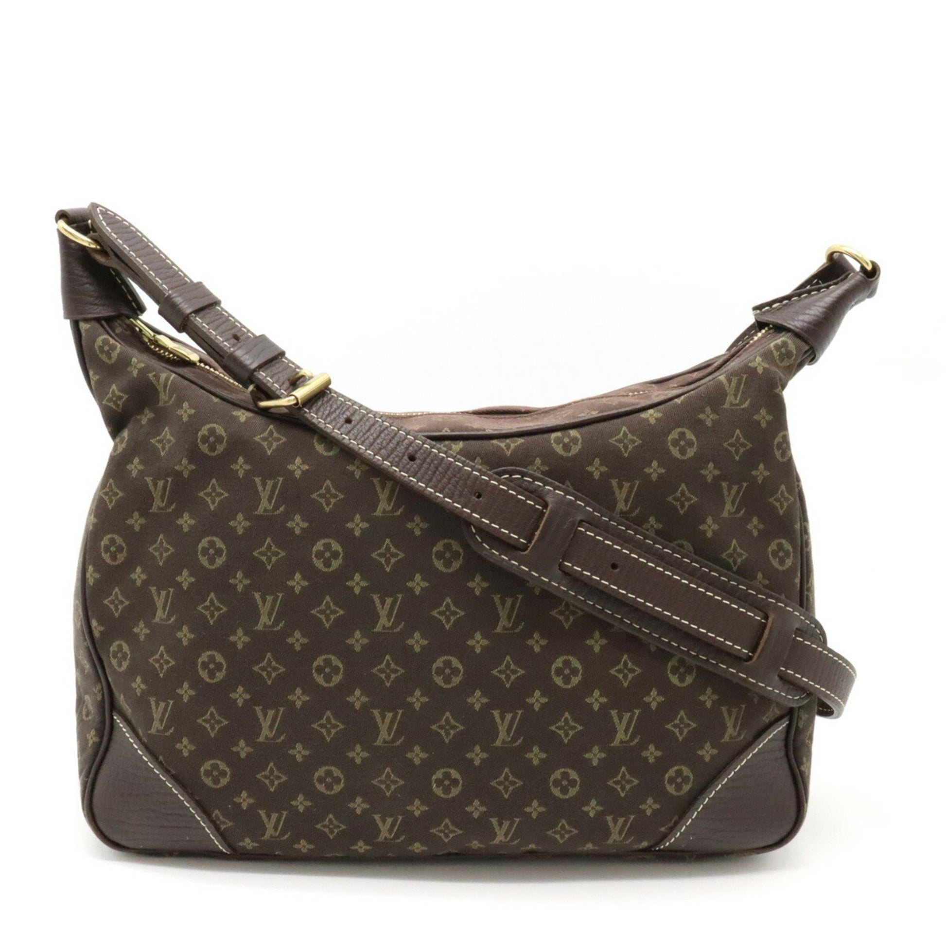 Louis Vuitton Boulogne Brown Canvas Shoulder Bag