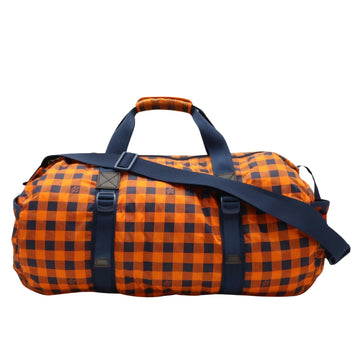 Louis Vuitton Boston Orange Synthetic Travel Bag