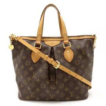 Louis Vuitton Palermo PM Brown Canvas Tote Bag