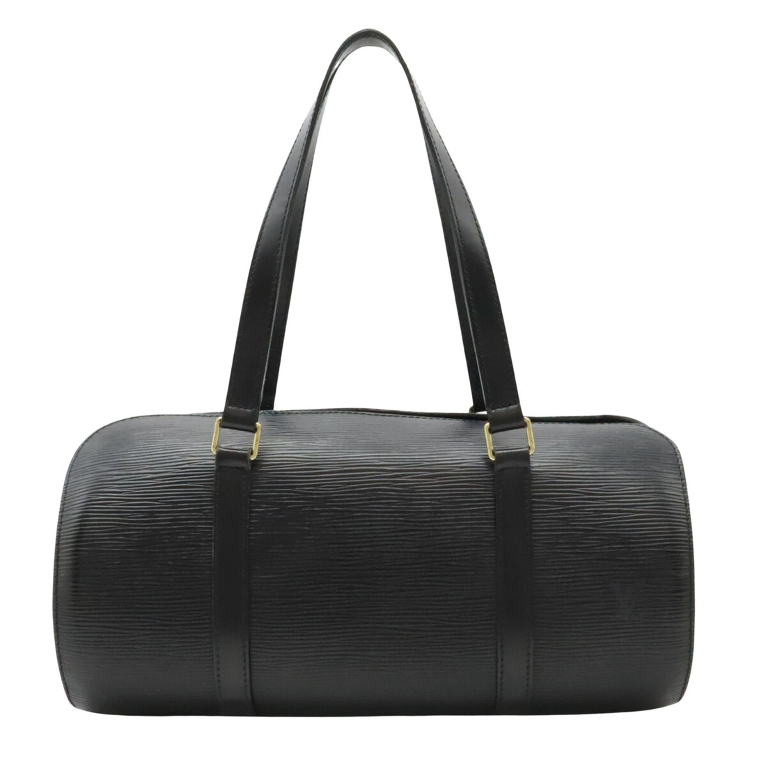 Louis Vuitton Soufflot Black Leather Shoulder Bag