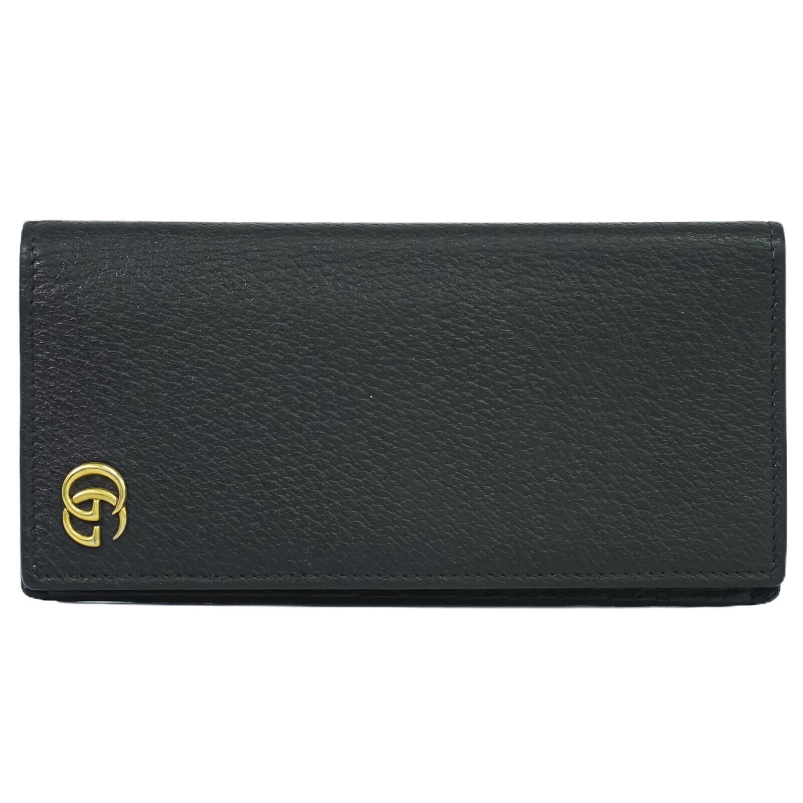 Gucci GG Marmont Black Leather Wallet 