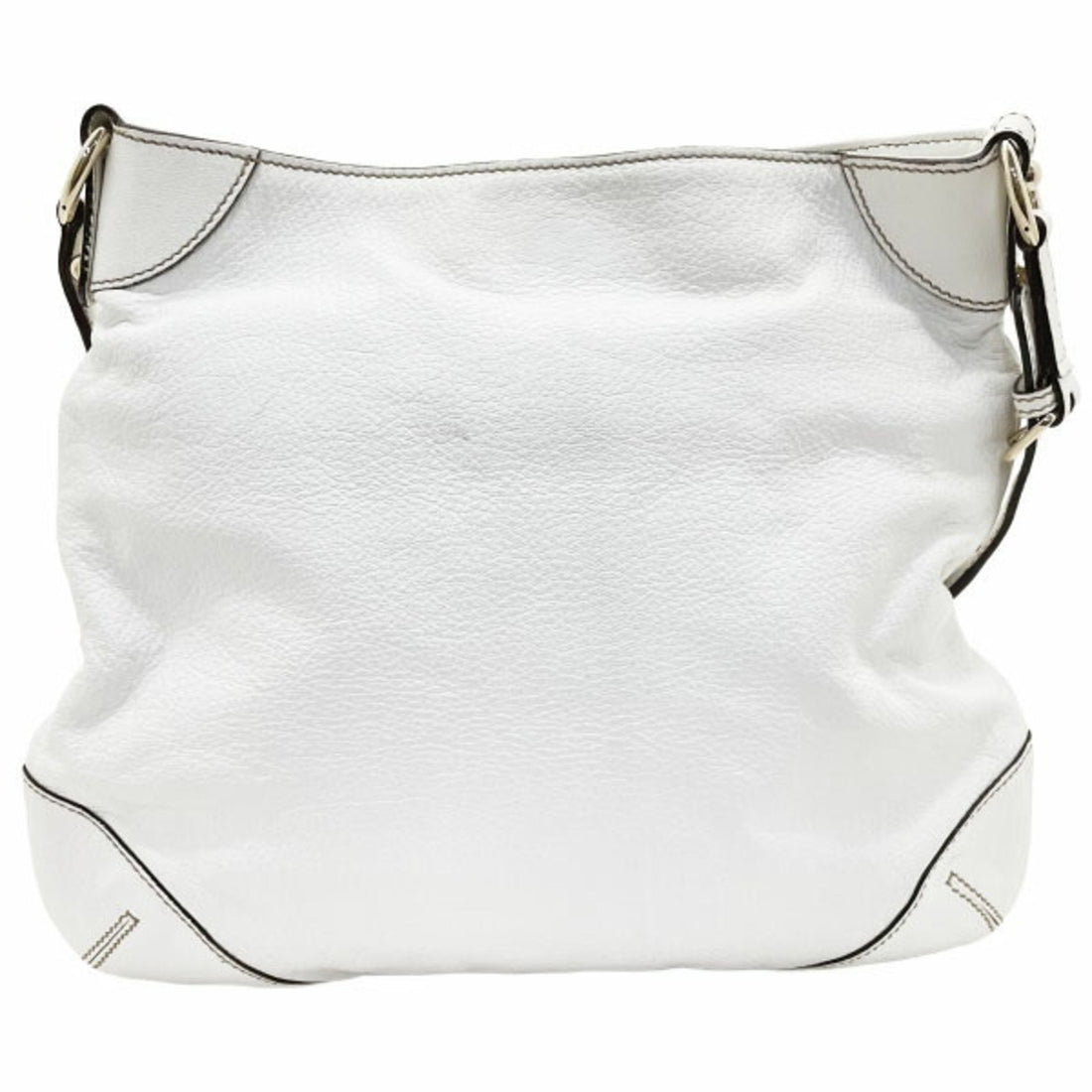 Gucci Shelly White Leather Shoulder Bag