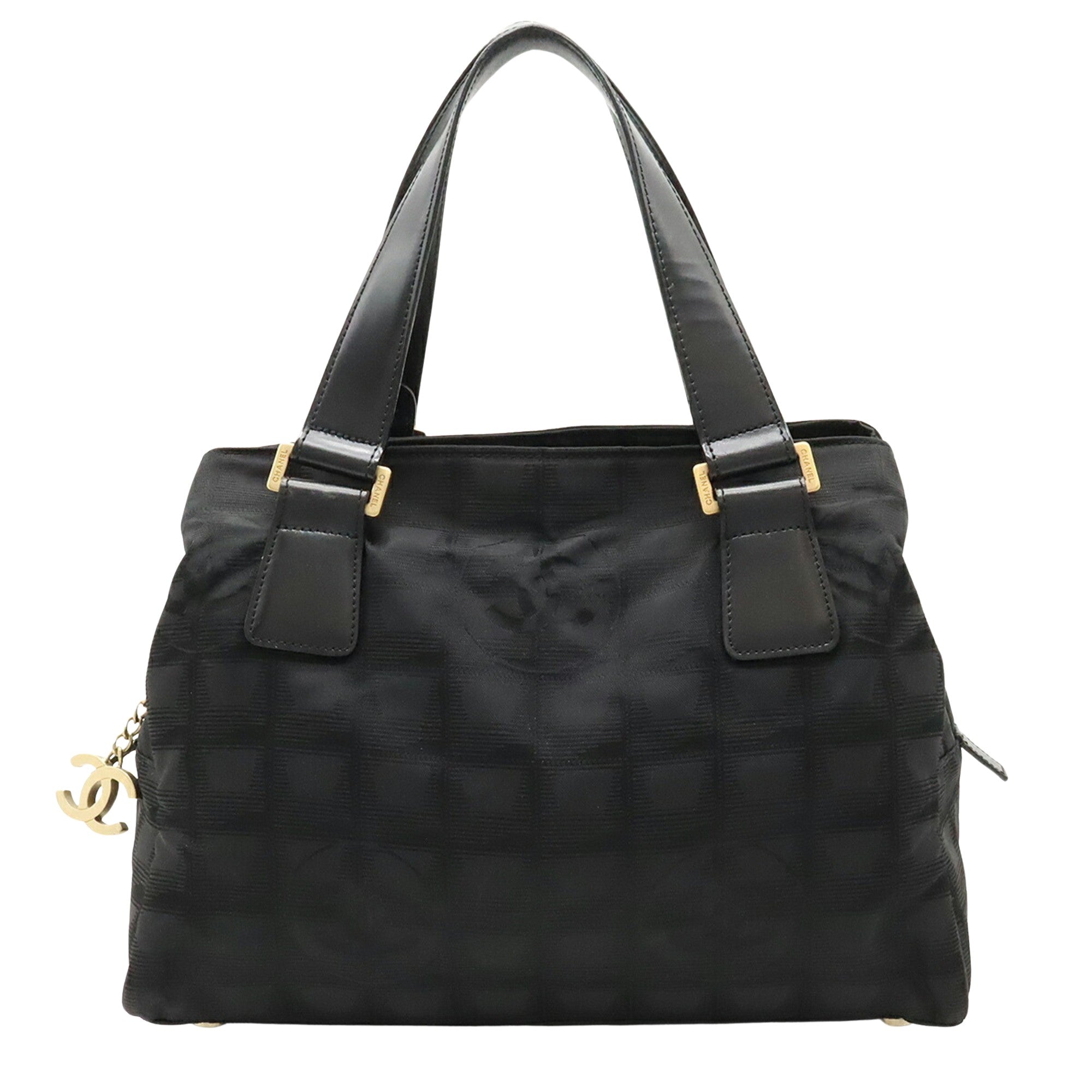 Chanel Travel line Black Synthetic Handbag 