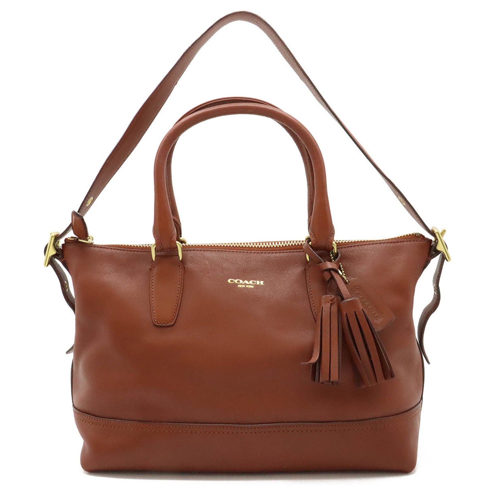 Coach Brown Leather Tote Bag