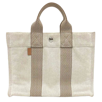 Hermès Fourre tout Beige Canvas Tote Bag