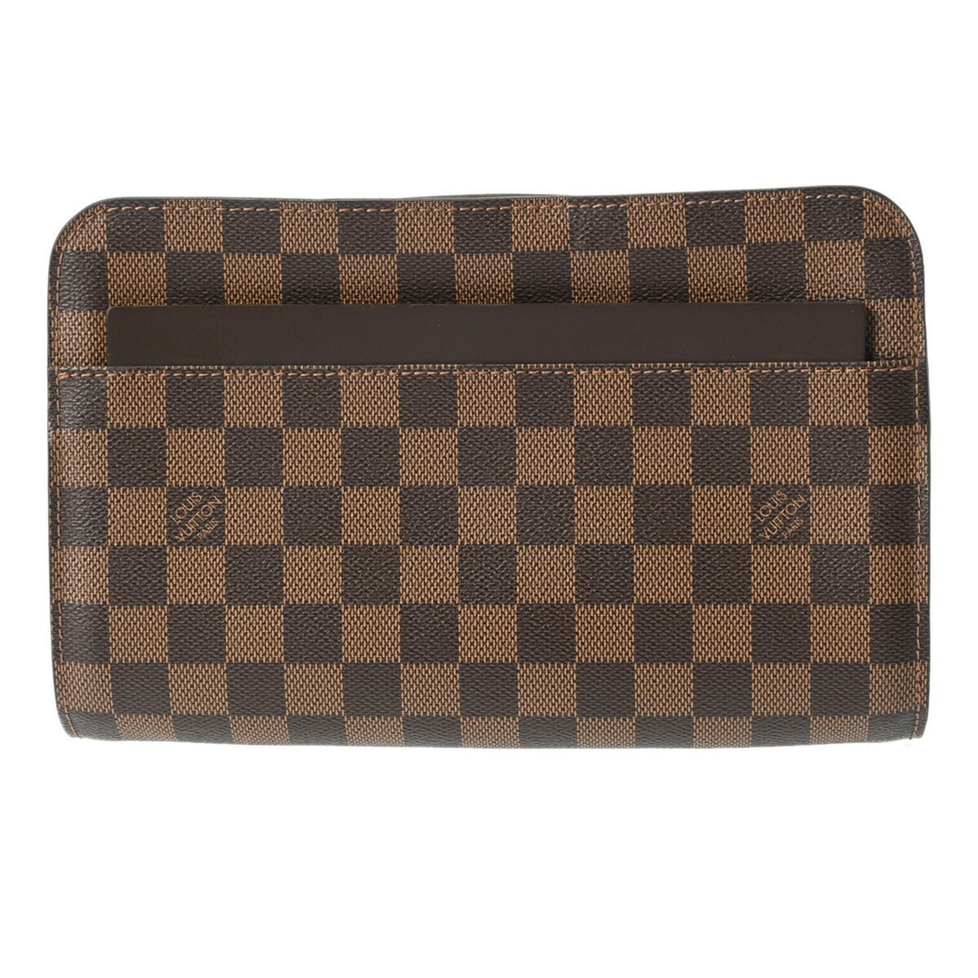 Louis Vuitton Saint Louis Brown Canvas Wallet 