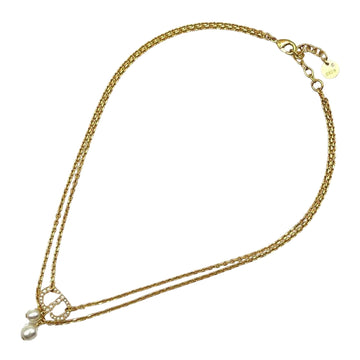 Dior CD Gold Metal Necklace 