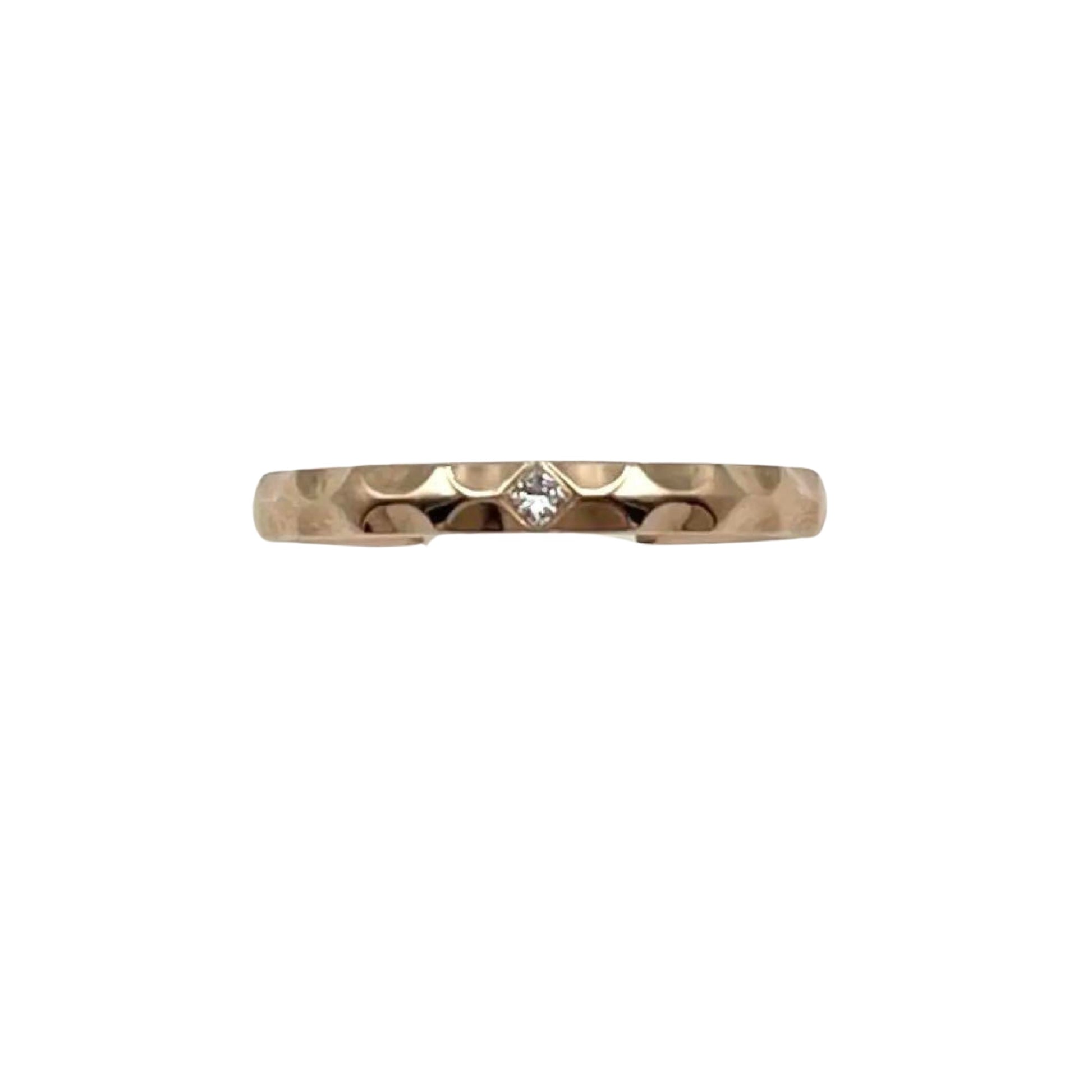 Louis Vuitton Monogram Gold Rose Gold Ring 