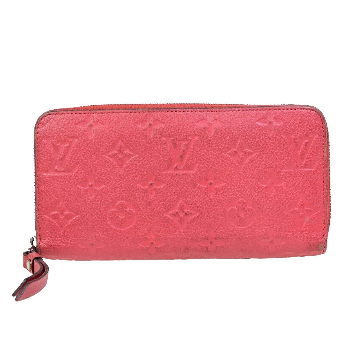 Louis Vuitton Portefeuille zippy Pink Leather Wallet 