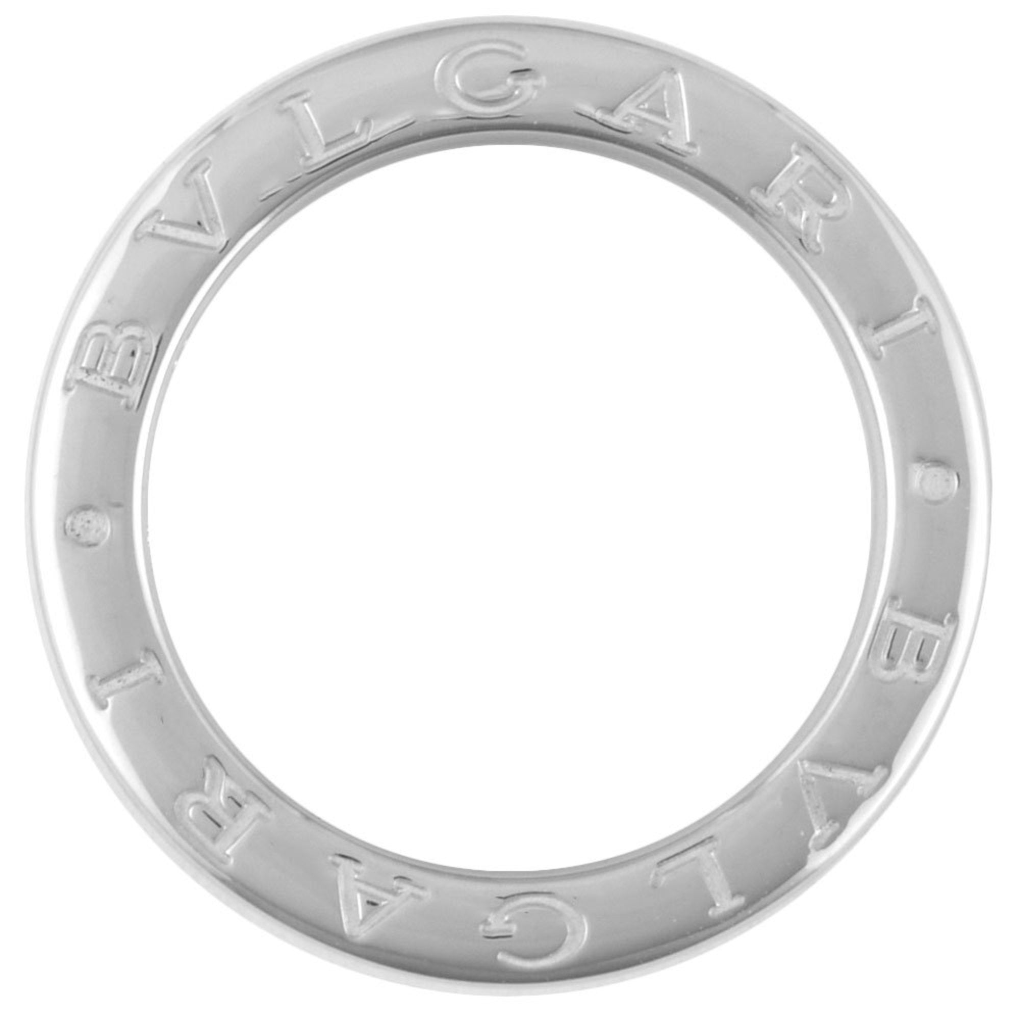 Bulgari B-ZERO #51 Silver White Gold Ring 